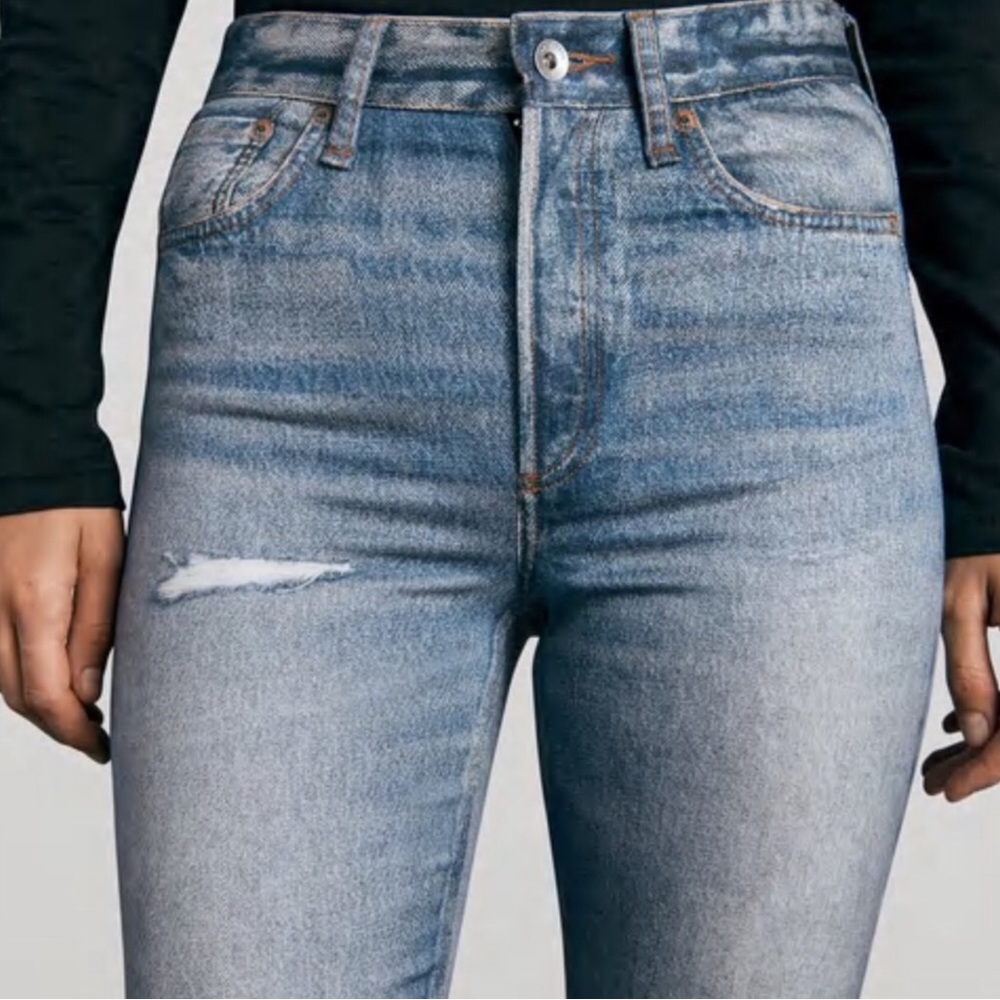 RARE! ✨NEW✨ BNWT! Rag & Bone Liquid Miramar Wren “jeans” in 23/XXS! - Picture 12 of 13